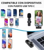 Micrófono de solapa para celular